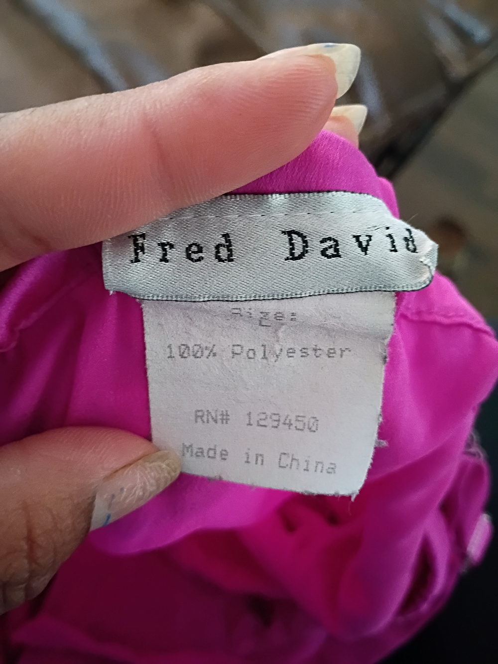Fred David Magenta Ruffle Mini Dress - Picture 11 of 12